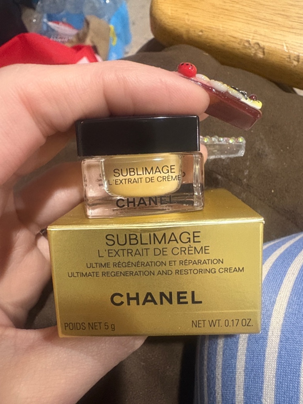 New in box Chanel mini sublimage de creme